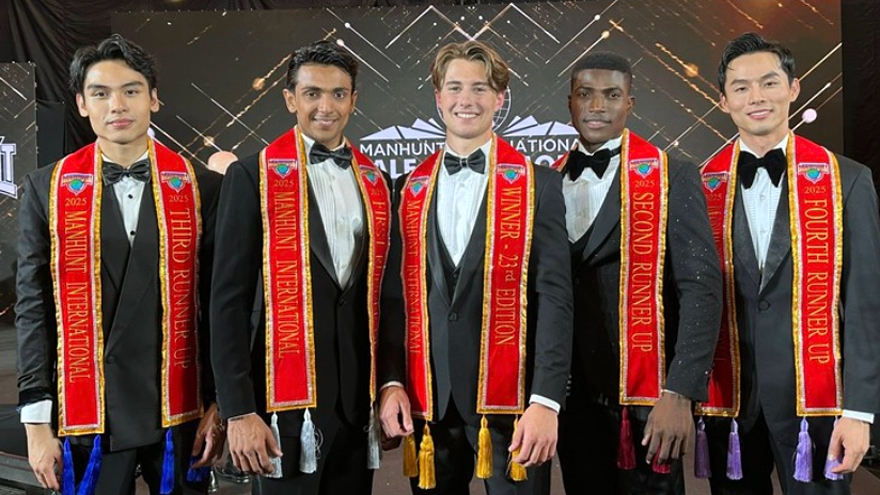 Vietnamese model finishes fourth at Manhunt International 2025